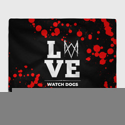 Плед флисовый Watch Dogs Love Классика, цвет: 3D-велсофт