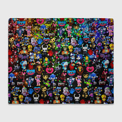 Плед флисовый Персонажи из разных игр, цвет: 3D-велсофт