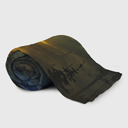 Плед флисовый STALKER Закат В Зоне Отчуждения, цвет: 3D-велсофт — фото 2
