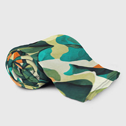 Плед флисовый Multicoloured camouflage, цвет: 3D-велсофт — фото 2