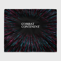 Плед флисовый Combat Continent infinity, цвет: 3D-велсофт