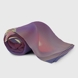 Плед флисовый Абстрактные объёмные волны бархата, цвет: 3D-велсофт — фото 2
