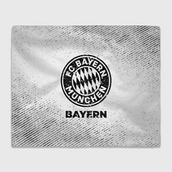 Плед флисовый Bayern с потертостями на светлом фоне, цвет: 3D-велсофт