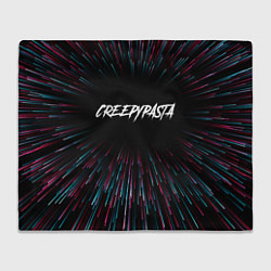Плед флисовый CreepyPasta infinity, цвет: 3D-велсофт