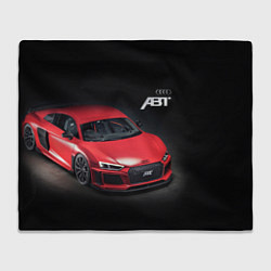 Плед флисовый Audi quattro ABT autotuning, цвет: 3D-велсофт