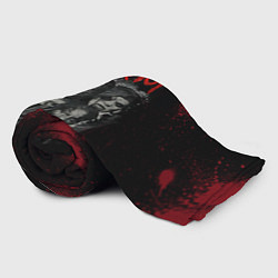 Плед флисовый Slipknot dark, цвет: 3D-велсофт — фото 2