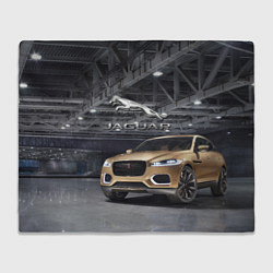 Плед флисовый Jaguar - зачётное точило!, цвет: 3D-велсофт