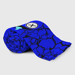 Плед флисовый Радужные друзья персонаж Синий, цвет: 3D-велсофт — фото 2
