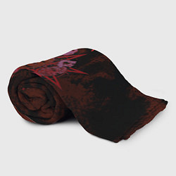 Плед флисовый Slipknot red satan, цвет: 3D-велсофт — фото 2