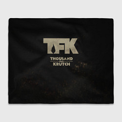 Плед флисовый TFK - Thousand Foot Krutch, цвет: 3D-велсофт