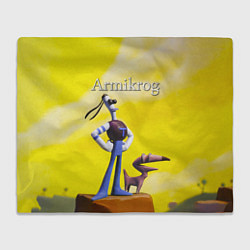 Плед флисовый Armikrog, цвет: 3D-велсофт