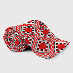 Плед флисовый Белорусская вышивка - орнамент, цвет: 3D-велсофт — фото 2