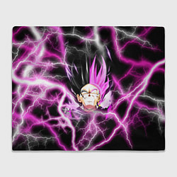 Плед флисовый Драгон Бол Гоку Блек Dragon Ball, цвет: 3D-велсофт