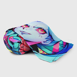 Плед флисовый Ребекка: поп-арт, цвет: 3D-велсофт — фото 2