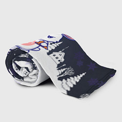 Плед флисовый Зайчик ломает морковку 2023, цвет: 3D-велсофт — фото 2