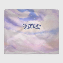Плед флисовый Pokemon sky clouds, цвет: 3D-велсофт