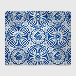 Плед флисовый Blue rabbit, цвет: 3D-велсофт