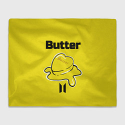 Плед флисовый BTS butter, цвет: 3D-велсофт