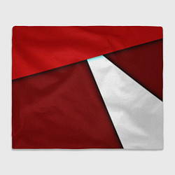 Плед флисовый Спортивная геометрия, цвет: 3D-велсофт