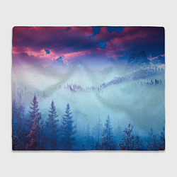 Плед флисовый Horizon landscape, цвет: 3D-велсофт