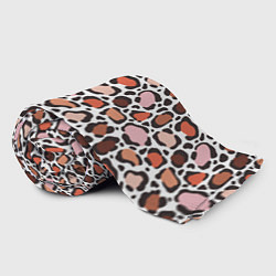 Плед флисовый Бесконечные цветные пятна леопарда, цвет: 3D-велсофт — фото 2