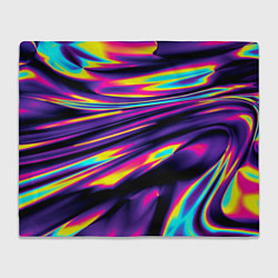 Плед флисовый Glitch colors, цвет: 3D-велсофт