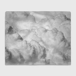 Плед флисовый Пористые облака, цвет: 3D-велсофт