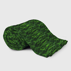 Плед флисовый Сочный узор из зеленой травки, цвет: 3D-велсофт — фото 2