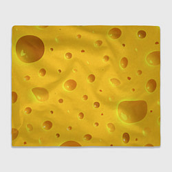 Плед флисовый Сырная текстура, цвет: 3D-велсофт