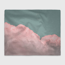 Плед флисовый Облака и небо, цвет: 3D-велсофт
