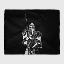 Плед флисовый Dead by daylight - Рыцарь, цвет: 3D-велсофт