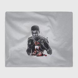 Плед флисовый The greatest - Muhammad Ali, цвет: 3D-велсофт