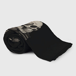 Плед флисовый Мертвый анархист панк, цвет: 3D-велсофт — фото 2