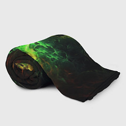 Плед флисовый Зеленая молния, цвет: 3D-велсофт — фото 2