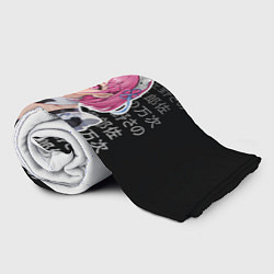 Плед флисовый Рам - аниме ре зеро, цвет: 3D-велсофт — фото 2