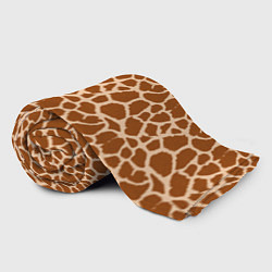 Плед флисовый Шкура Жирафа - Giraffe, цвет: 3D-велсофт — фото 2