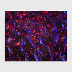 Плед флисовый Текстура кристалла, цвет: 3D-велсофт