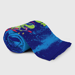 Плед флисовый Гриша рокозавр, цвет: 3D-велсофт — фото 2