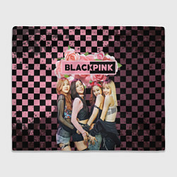 Плед флисовый Blackpink - girls, цвет: 3D-велсофт
