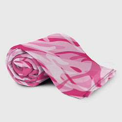 Плед флисовый Камуфляж в розовом, цвет: 3D-велсофт — фото 2