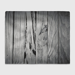 Плед флисовый Grey wood, цвет: 3D-велсофт
