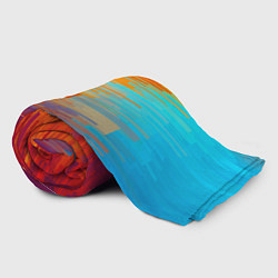 Плед флисовый Цветной глитч, цвет: 3D-велсофт — фото 2
