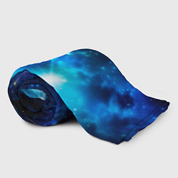 Плед флисовый Звёздный космос чёрно-синий, цвет: 3D-велсофт — фото 2