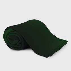 Плед флисовый Градиент чёрно-зеленый, цвет: 3D-велсофт — фото 2