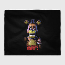 Плед флисовый Five Nights at Freddy, цвет: 3D-велсофт