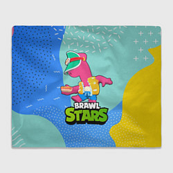 Плед флисовый Doug Brawl Stars, цвет: 3D-велсофт