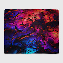 Плед флисовый Светящаяся Земля, цвет: 3D-велсофт