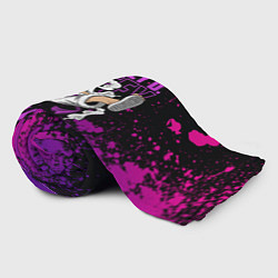 Плед флисовый One piece - пурпурный гир 5, цвет: 3D-велсофт — фото 2