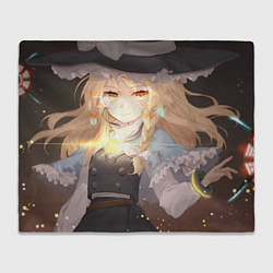 Плед флисовый Touhou Project Marisa Kirisame, цвет: 3D-велсофт