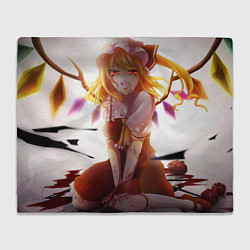 Плед флисовый Touhou Project Flandre Scarlet Joy, цвет: 3D-велсофт